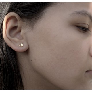 Verguld gouden oorbellen Maria