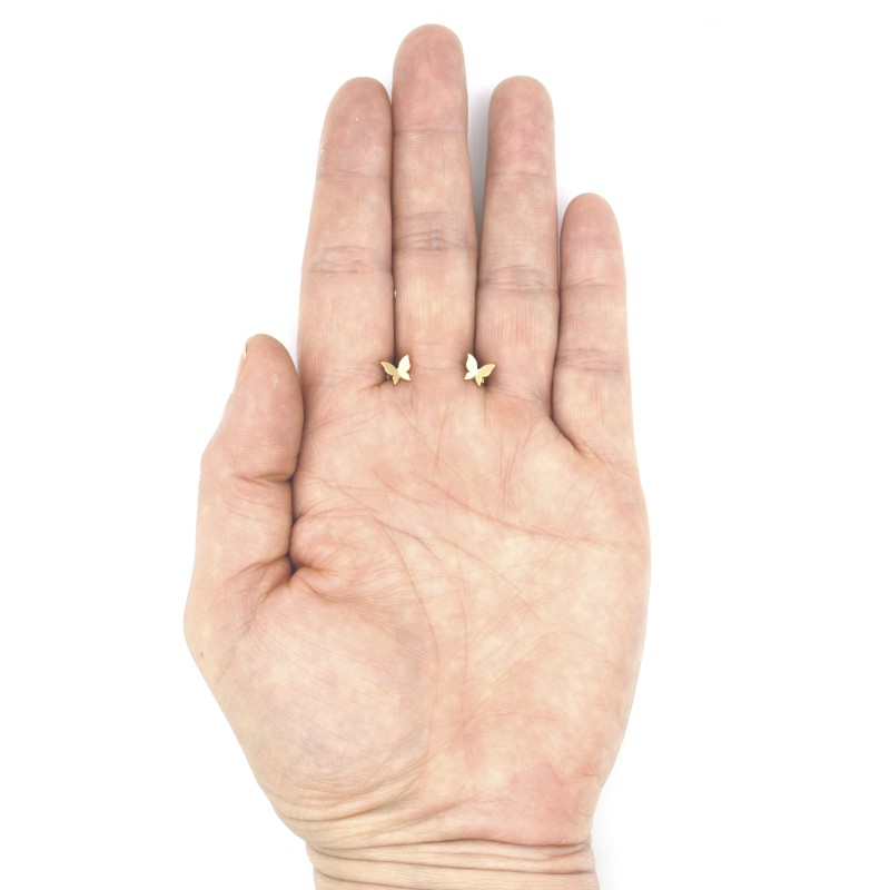 Verguld gouden oorbellen Maria