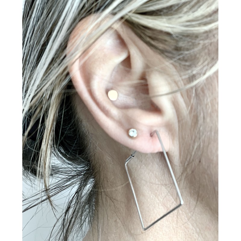 Silver earrings Simone