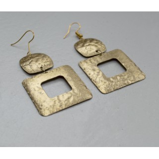 Brass earrings Laura