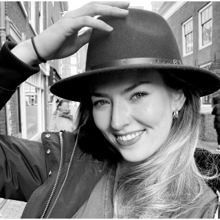 Grey 100% woolen hat Bonnie