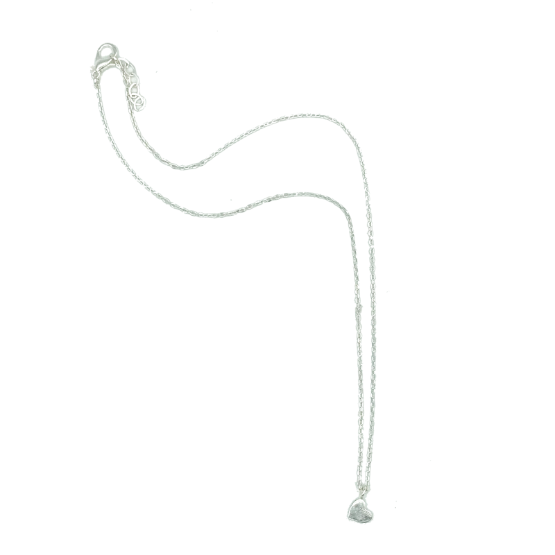 Rhodium ketting Lisa