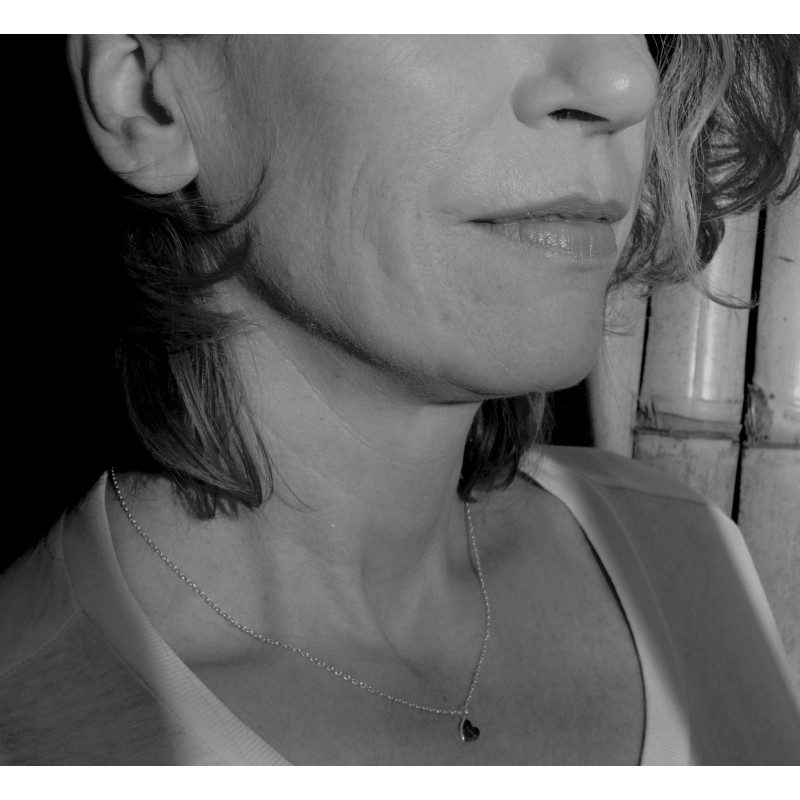 Rhodium ketting Lisa