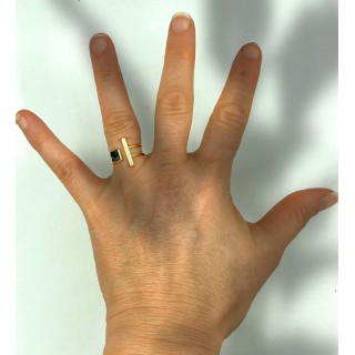 Goldplated ring Inge