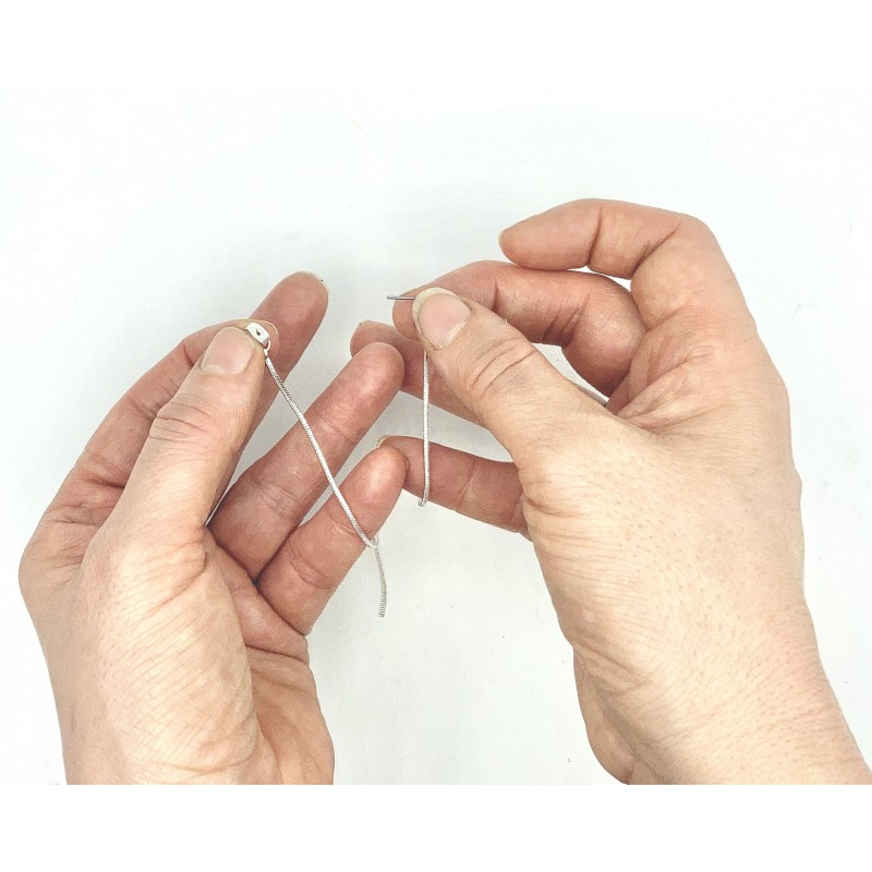 Zilveren oorbellen Bente Zilveren oorbellen Bente