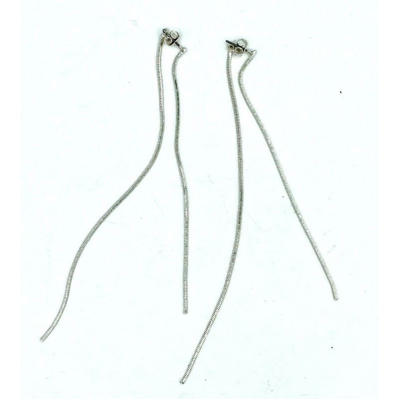 Silver earrings Bente