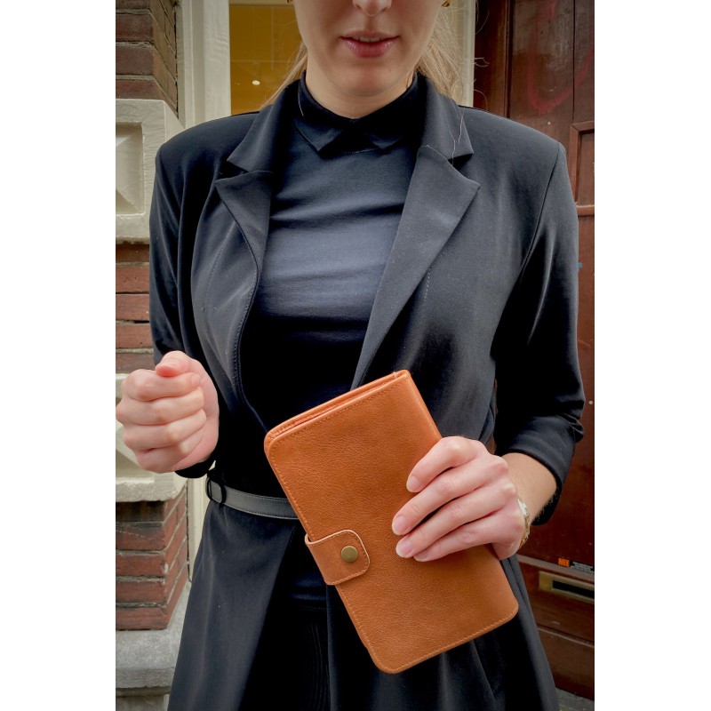 Leather phone wallet Zaza Leather phone wallet Zaza