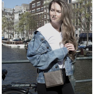 Leather box bag  Ria