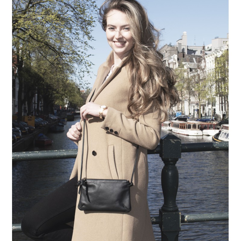 Small leather bag Lucky