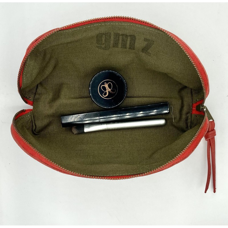 Leather  make-up bag Rai Small