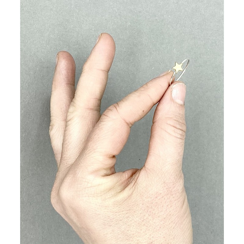 Gold plated ring Sterre