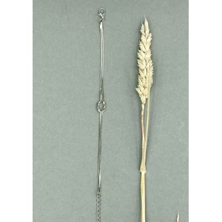 Rhodium armband Kristo