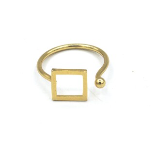 Goud vergulde ring Els