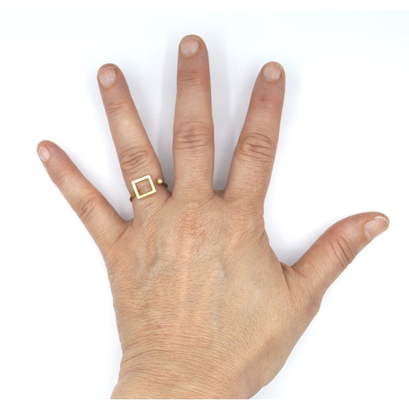 Goud vergulde ring Els