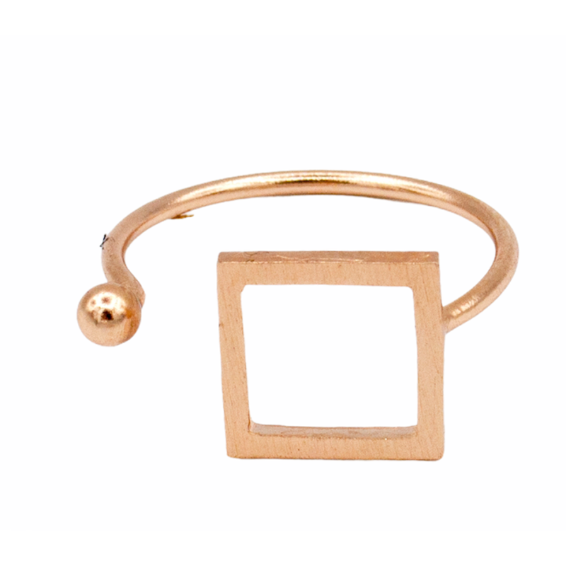 Rosé vergulde ring Els