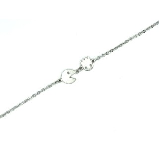 Rodium bracelet Bessie