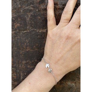 Rodium bracelet Bessie