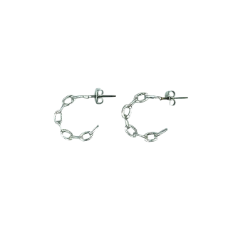 Rodium earrings Risa