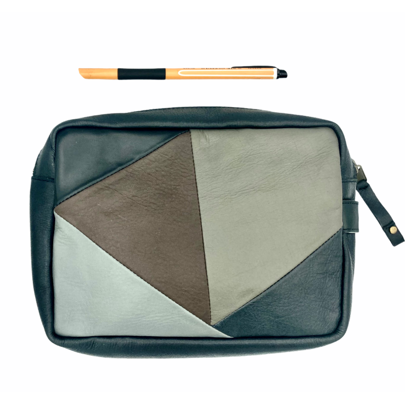 Pouch Dorus patchwork Natural Pouch Dorus patchwork Natural