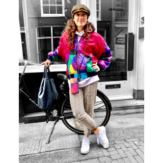 Leather bag Nigela patchwork for the iPhone or Samsung Galaxy