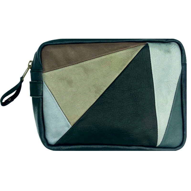 Etui Dorus patchwork Natural