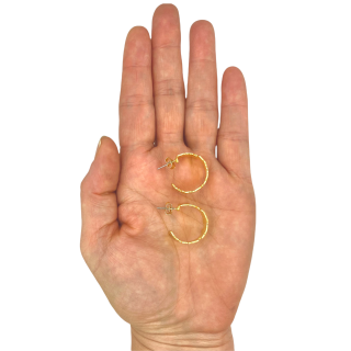 Gold plated earrings Kim