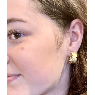 Gold plated earrings Kim