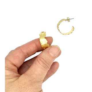 Gold plated earrings Kim