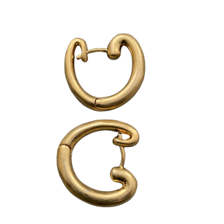 Gold plated earrings Trude
