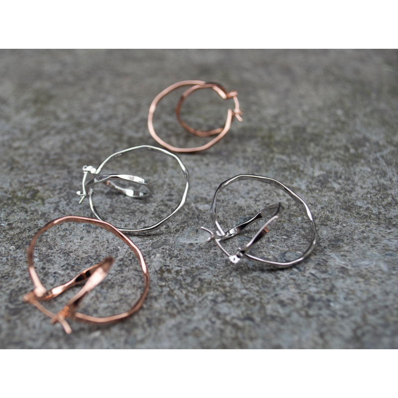 Rhodium oorbellen Belle