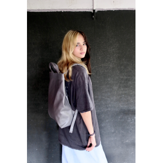 Leather backpack Mart