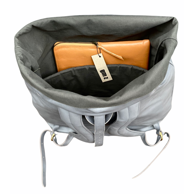 Leren rugzak Djoen Apple laptop 13 inch