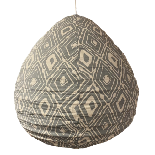 The cotton lamp shade Lela light blue L