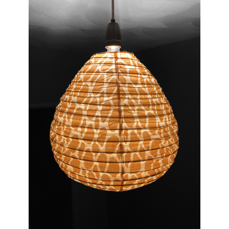 The cotton lamp shade Leo yellow S