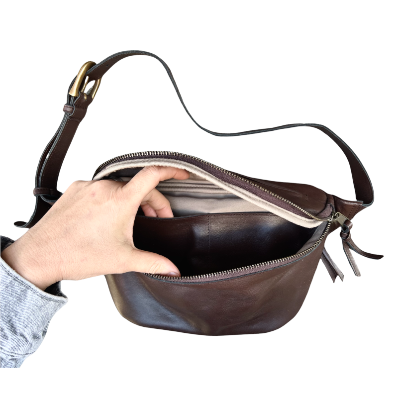Leather bum bag Doug Leather bum bag Doug