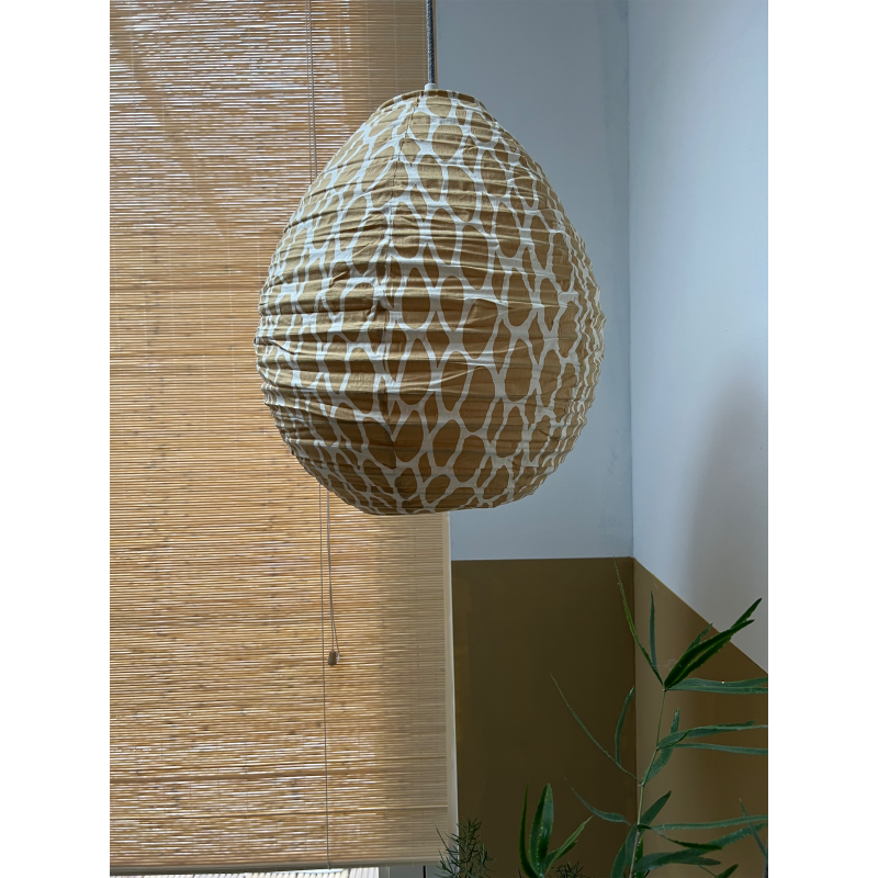 The cotton lamp shade Leo yellow S