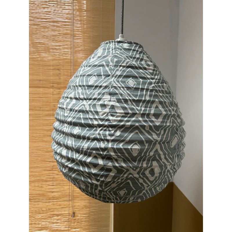 De katoenen lampenkap Lela lichtblauw S De katoenen lampenkap Lela lichtblauw S