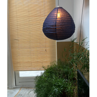 The linen lampshade Liv M darkblue