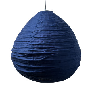 The linen lampshade Liv M darkblue