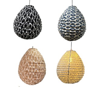 The cotton lamp shade Leo black S The cotton lamp shade Leo black S