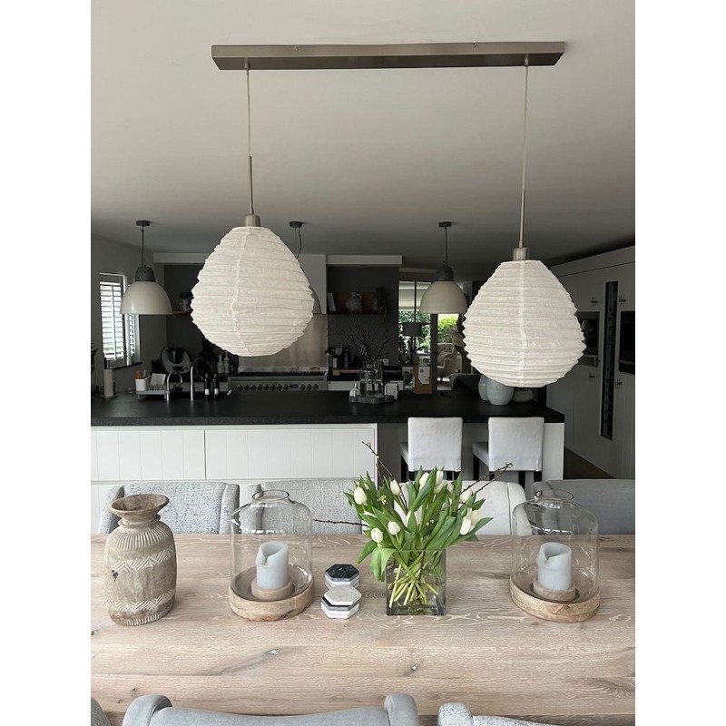 The linen lampshade Liv S white