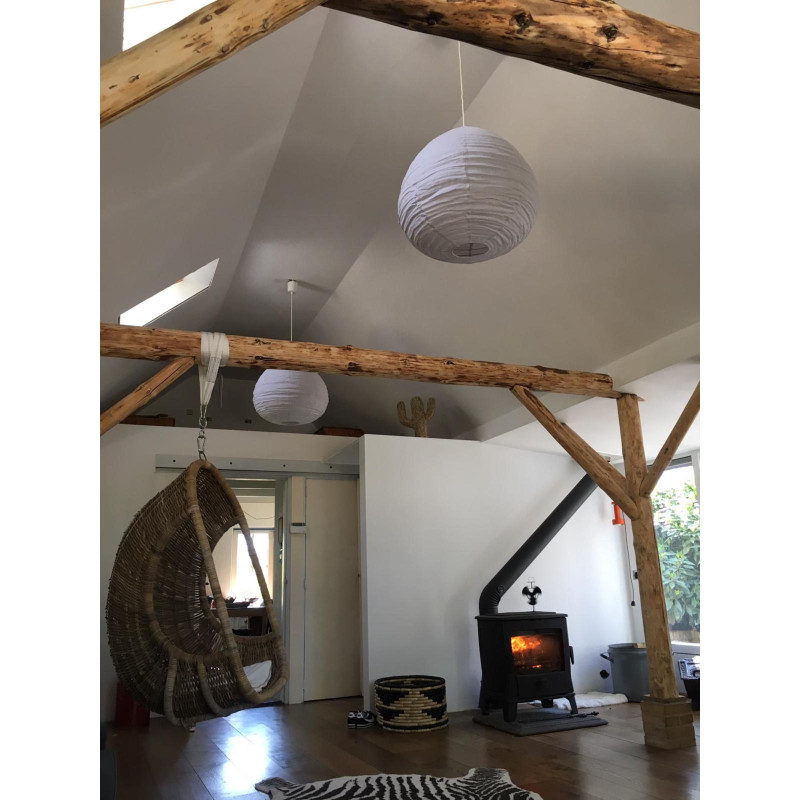 The linen lampshade Liv M grey The linen lampshade Liv M grey