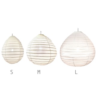 The linen lampshade Liv L white