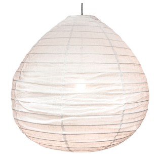 The linen lampshade Liv L white