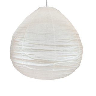 The linen lampshade Liv L white