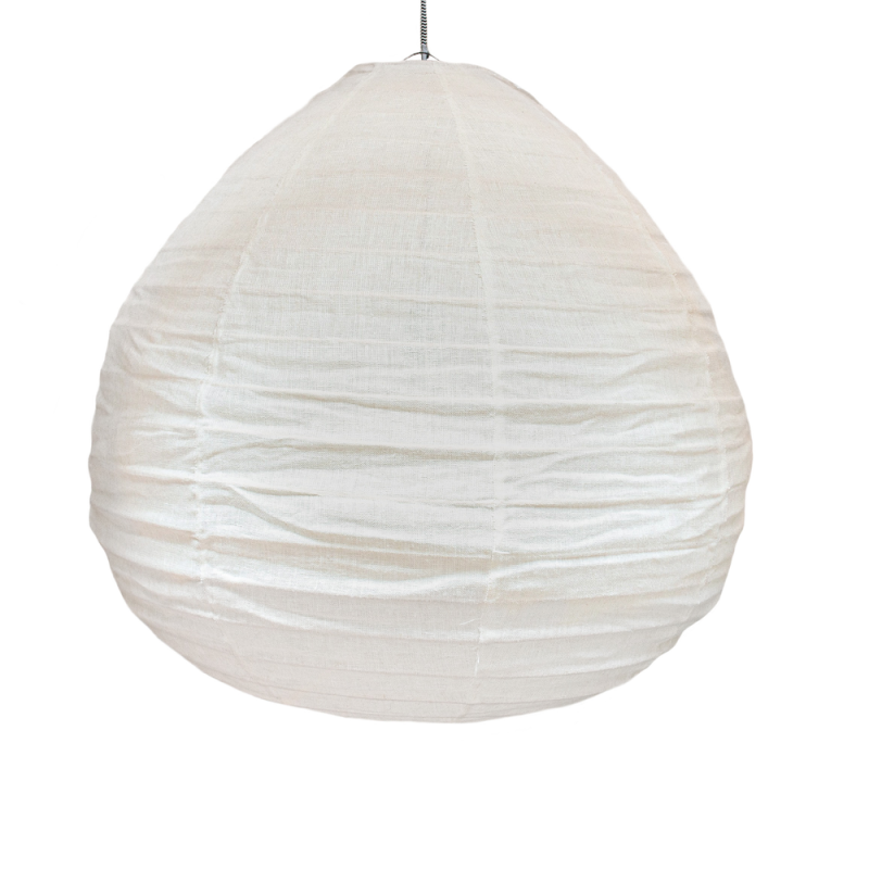 The linen lampshade Liv L white