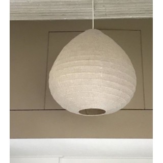The linen lampshade Liv L white