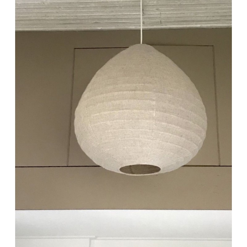 The linen lampshade Liv L white