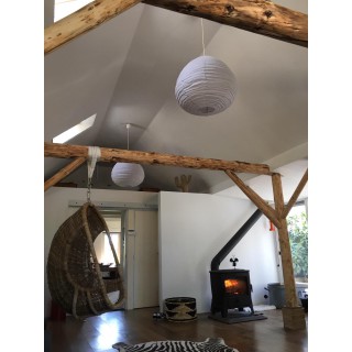 The linen lampshade Liv L grey The linen lampshade Liv L grey