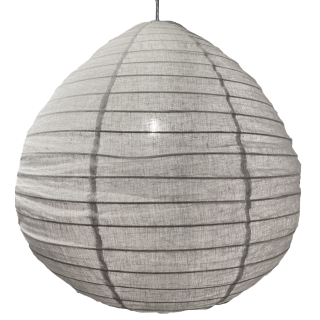 The linen lampshade Liv L grey